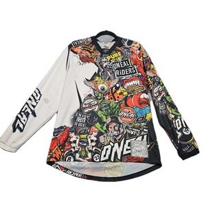 O'Neal Mayhem Medium Lite Crank Motocross ATV Dirt Bike Quad Off Road Jersey Med